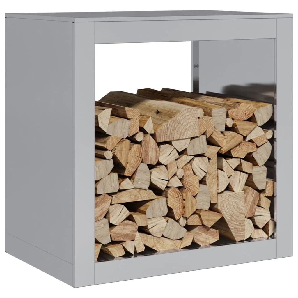 Portalegna 60 x 40 x 60 cm acciaio zincato grigio 02_0043730