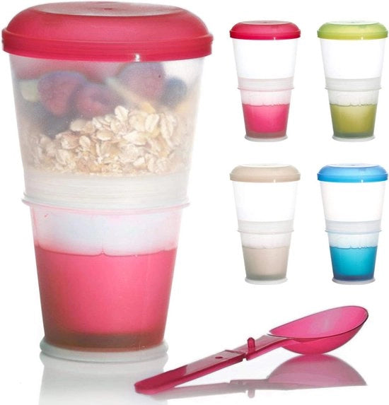 Bicchiere di Yogurt to go – Bicchiere di Muesli – Bicchiere di Muesli to go
