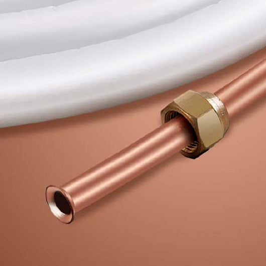 KIT TUBI RAME 5 MT Cartellati montaggio climatizzatore 9000/12000  1/4 - 3/8 raccordi tubo condensa condizionatore