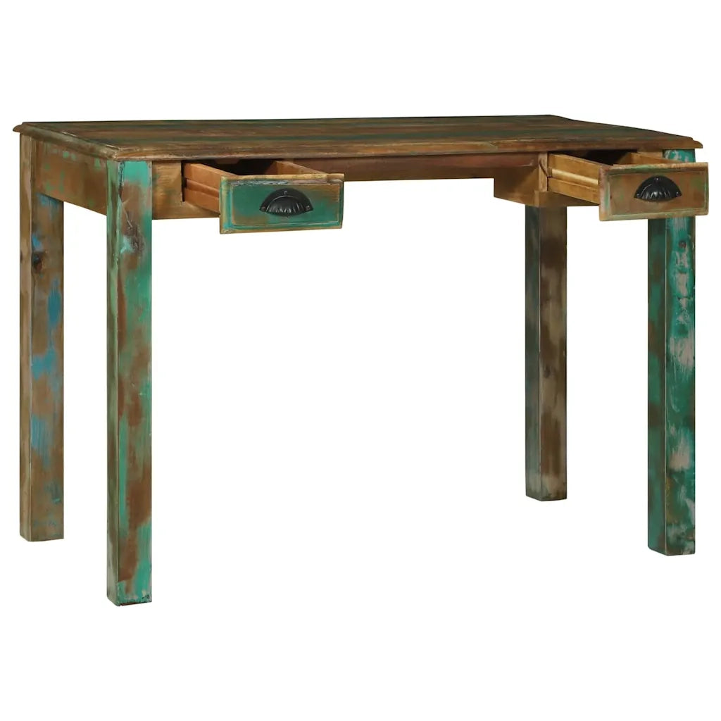 Scrivania Marrone 112 x 55 x 76 cm Legno Recuperato Massello 358877