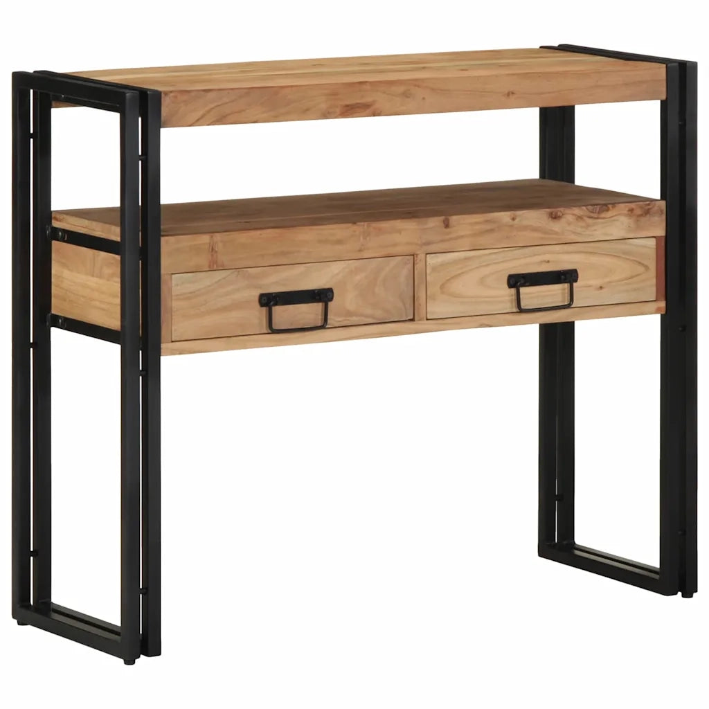 Tavolo consolle 90 x 33 x 75 cm Legno di Acacia Massello 4102743