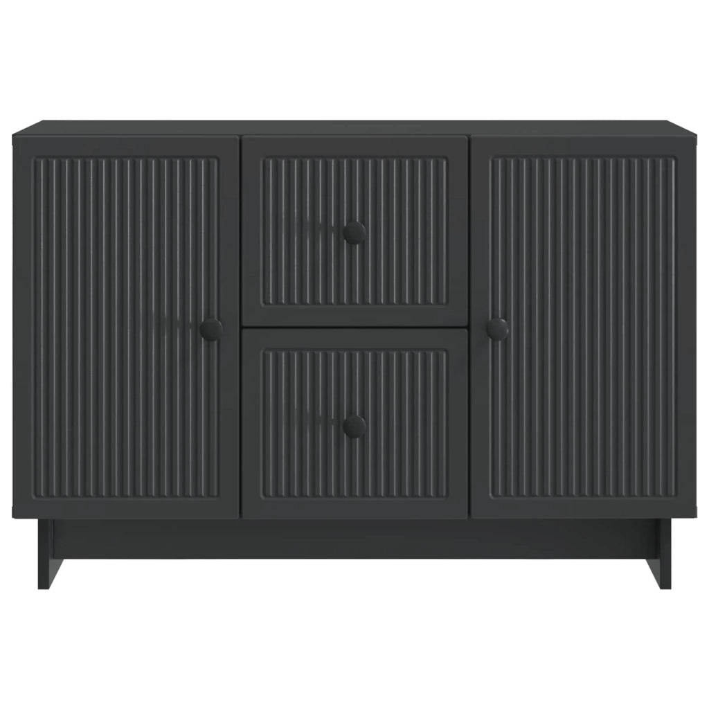 Credenza Nero 89 x 34,5 x 60 cm Legno ingegnerizzato 893966