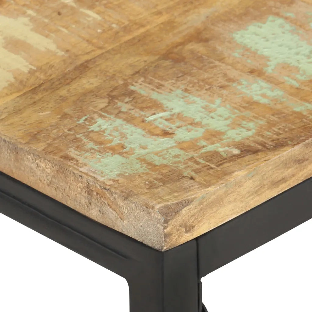 Tavolino da Salotto 110x60x35 cm in Legno Massello di Recupero 320245