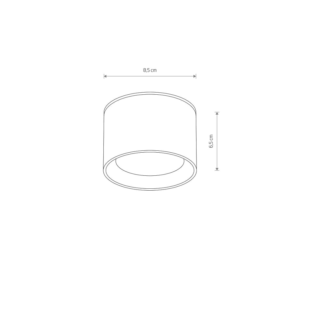Faretto da soffitto Nowodvorski BOL 10484 GX53 nero