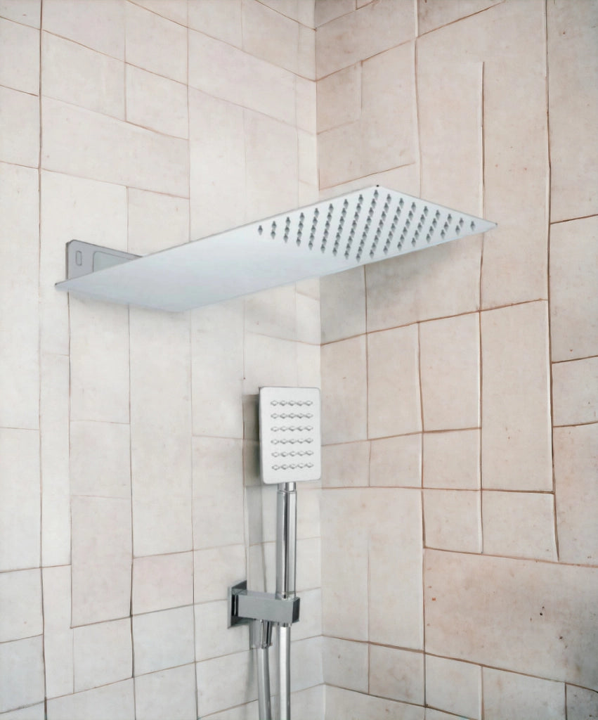Set doccia quadrato moderno completo