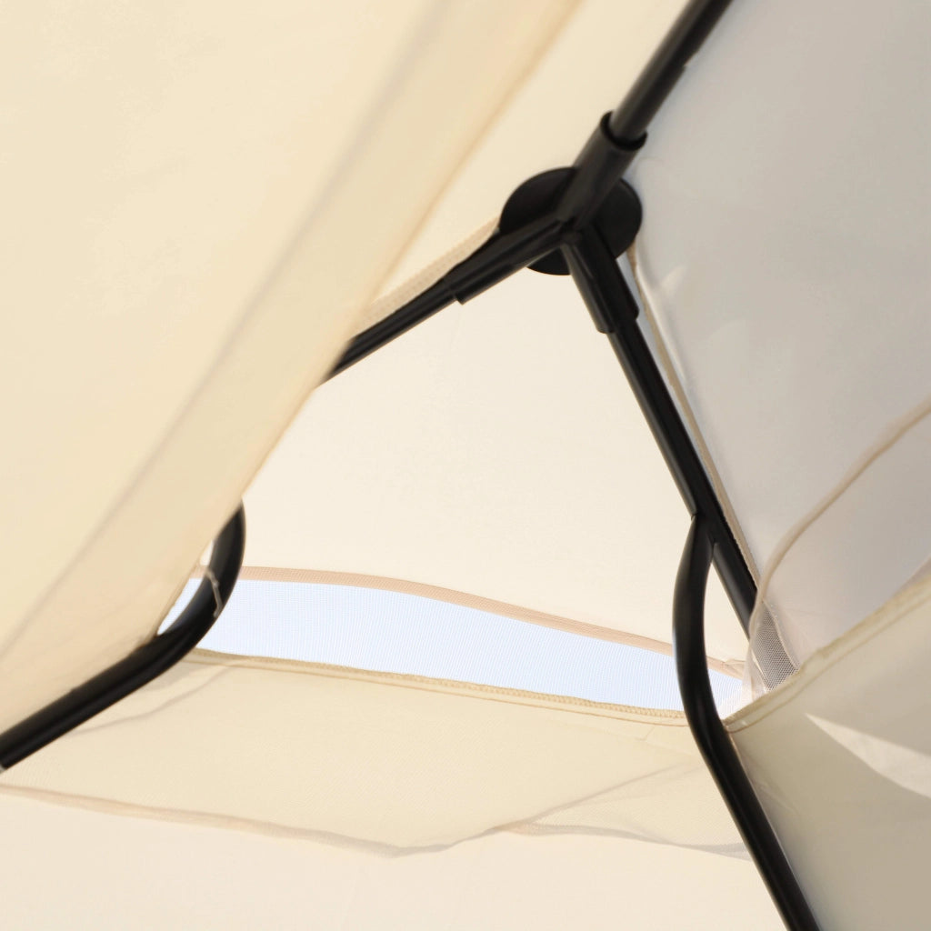 Altalena Hollywood con sponde 3 posti ¨C zephmum ¨C Beige 256x172x248 cm