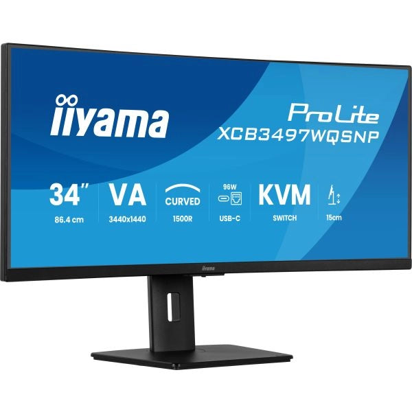 Iiyama monitor xcb3497wqsnp-b1 / prolite xcb3497wqsnp nero