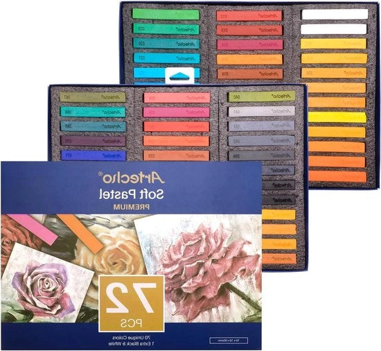 Set di pastelli morbidi a pastello - qualità premium
