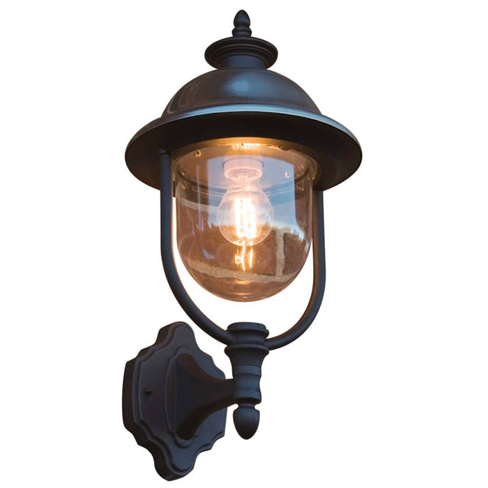 KONSTSMIDE Lampada da Parete Parma Luce verso Alto Acciaio Spazzolato 434056