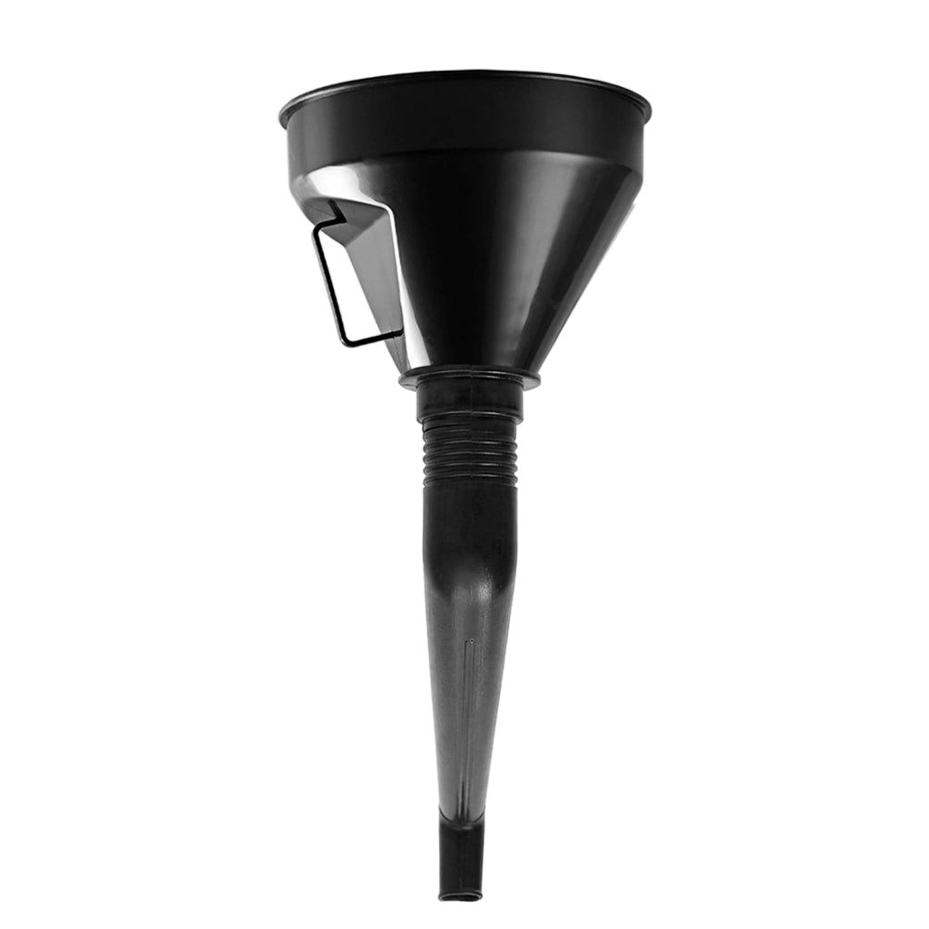 Imbuto Carburante 18cm a Manico Curvo Accesso ai Serbatoi Profondi Nero Avizar