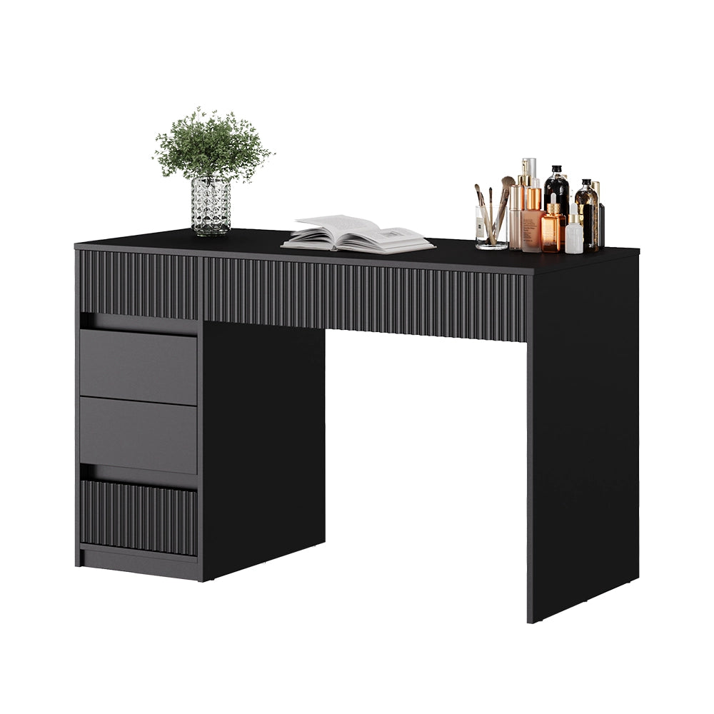 Vicco Tavolino da toilette Nero 120 cm Senza specchio