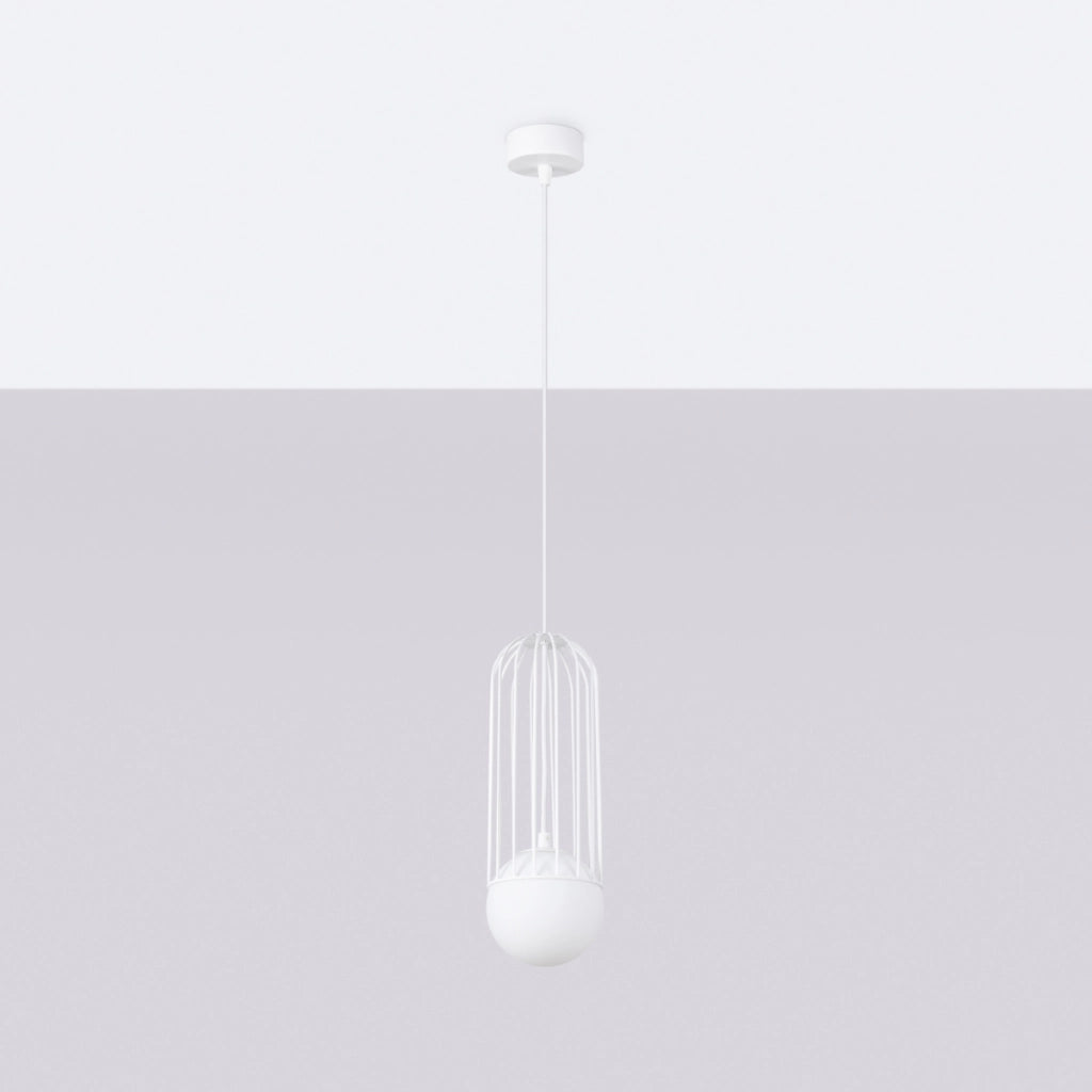 Lampada a sospensione BRINA 1 bianco