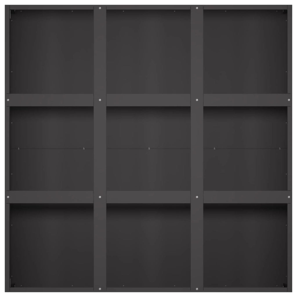 Vaso da giardino Nero 100 x 100 x 40 cm 8005750