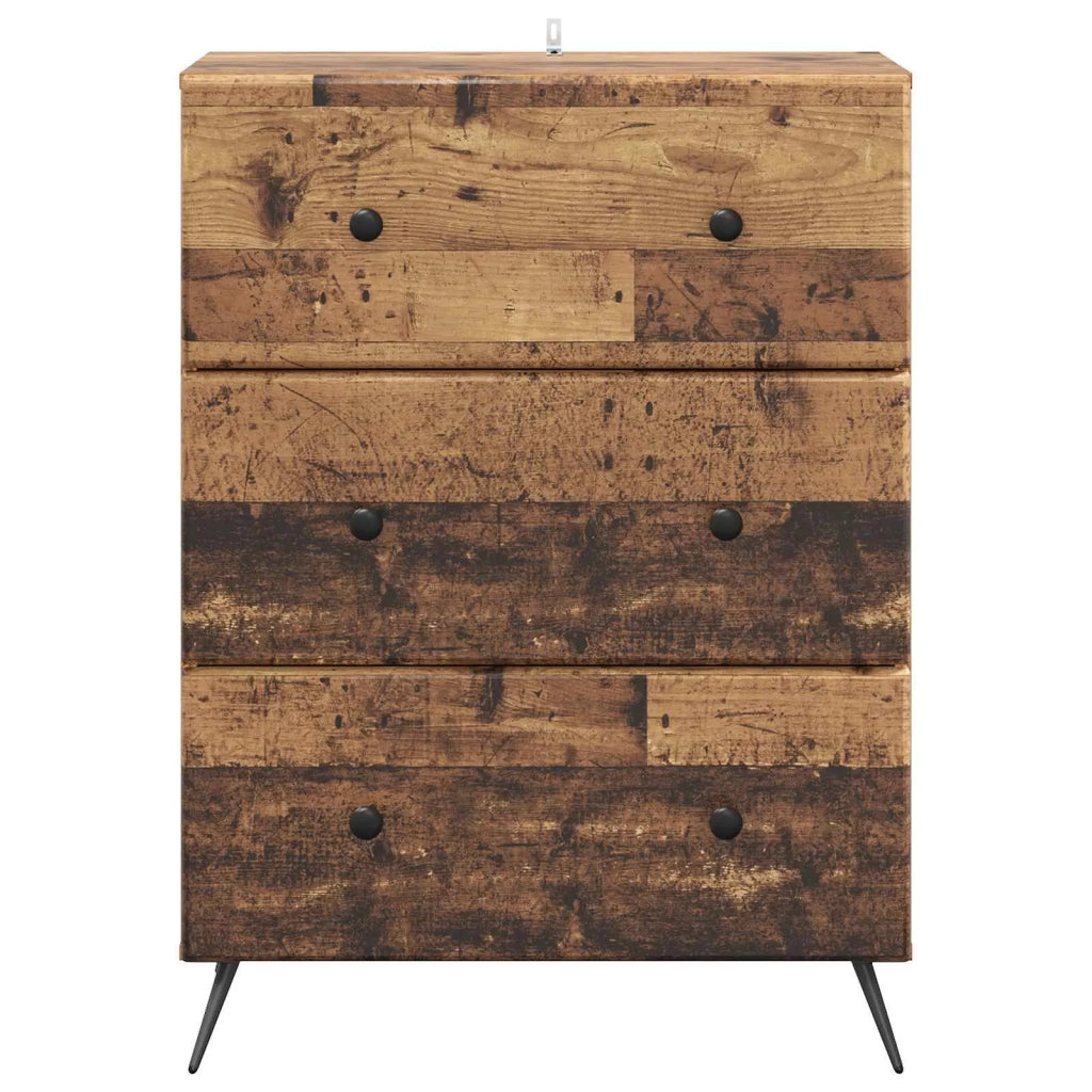 Mobile con Cassetti Legno antico 66 x 34,5 x 90 cm 895533