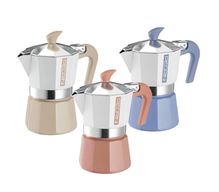 Macchinetta Caffè Caffettiera My Moka Color 2 Tazze 3 Colori