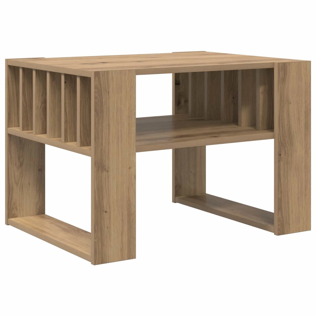 Tavolino da salotto Rovere artigianale 66 x 49,5 x 45 cm 8000123