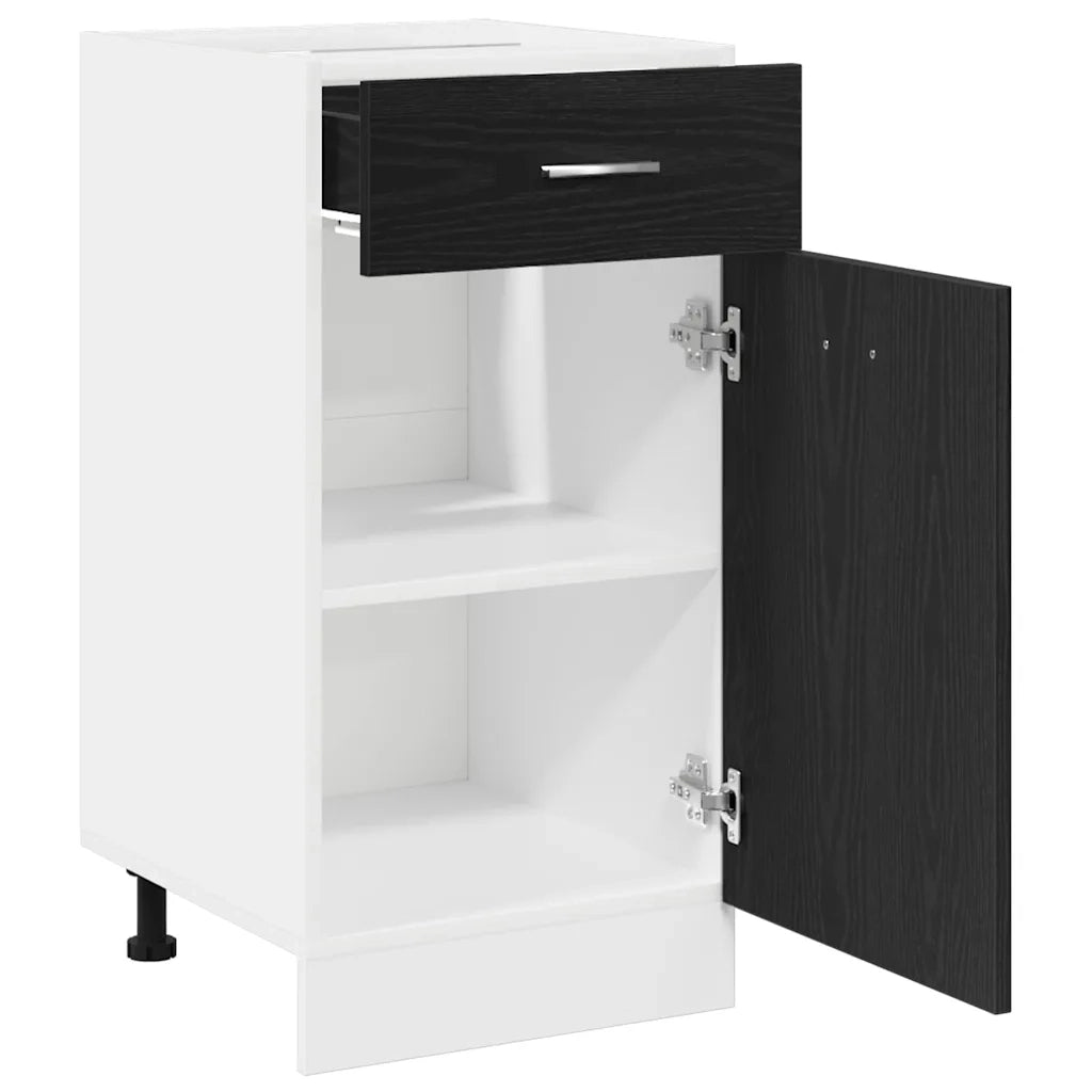 Armadio pensile Rovere Nero 40 x 46 x 81,5 cm Legno multistrato 863247