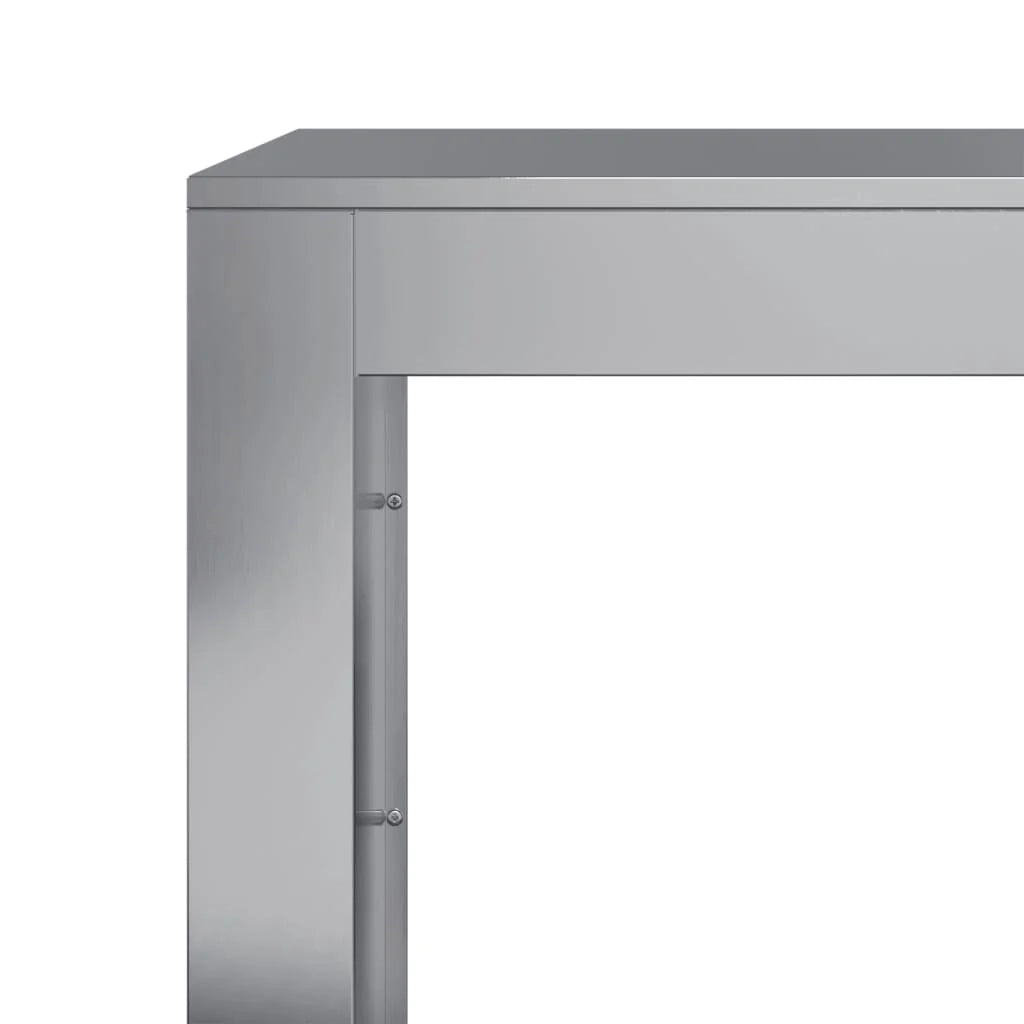 Portalegna 60 x 40 x 60 cm acciaio zincato grigio 02_0043730