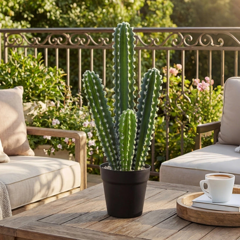Pianta di cactus artificiale, 53 cm, piante artificiali in vaso per casa e ufficio