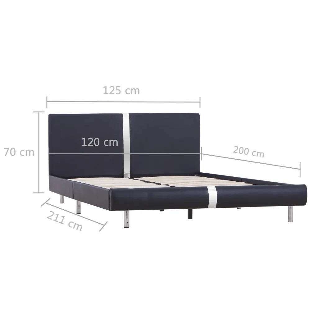 Giroletto Nero in Similpelle 120x200 cm cod mxl 61050