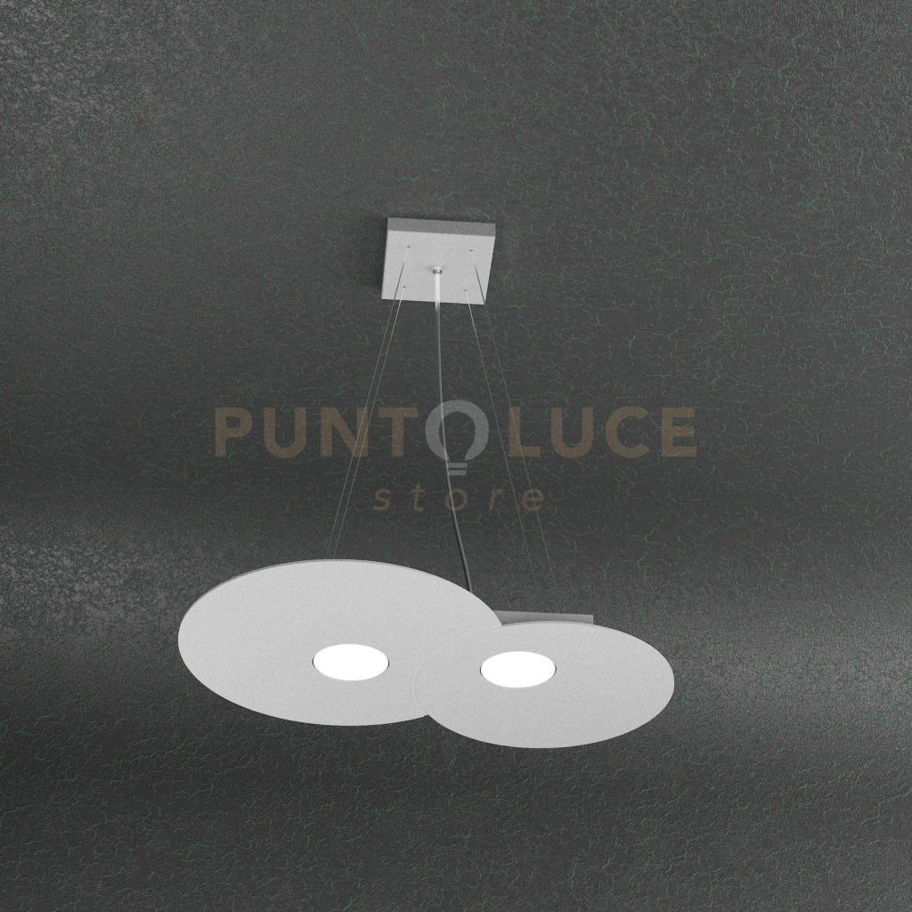 CLOUD SOSPENSIONE 2 LUCI GRIGIO 1128-S2 R-GR