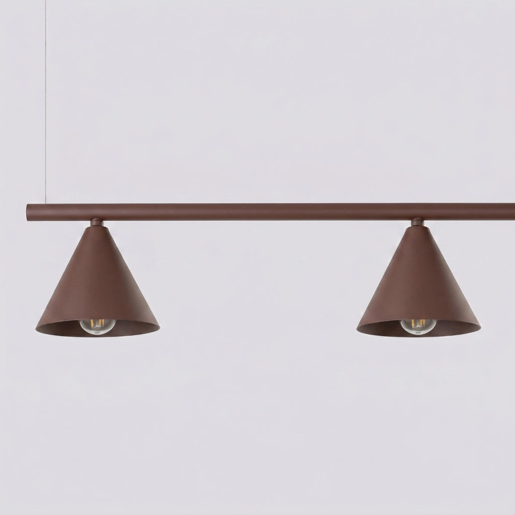 Lampadario NOX 4L marrone