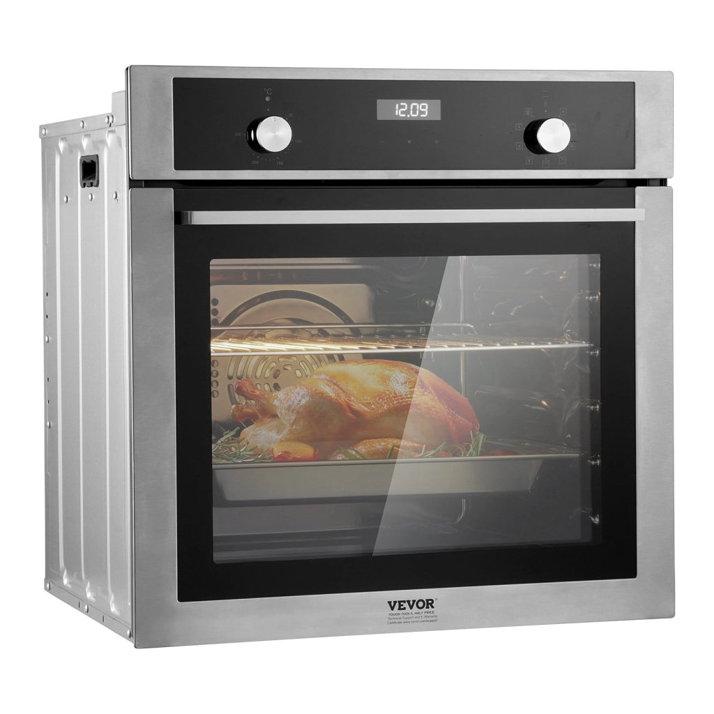 Forno Elettrico da Incasso 76L 3550W con 9 Funzioni di Cottura BIL69Tb2-B9-09 per Cucina con Griglia e Teglia