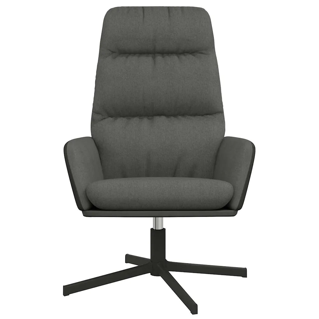 Divano Sedia-Poltrona Relax Grigio Scuro in Tessuto 661168