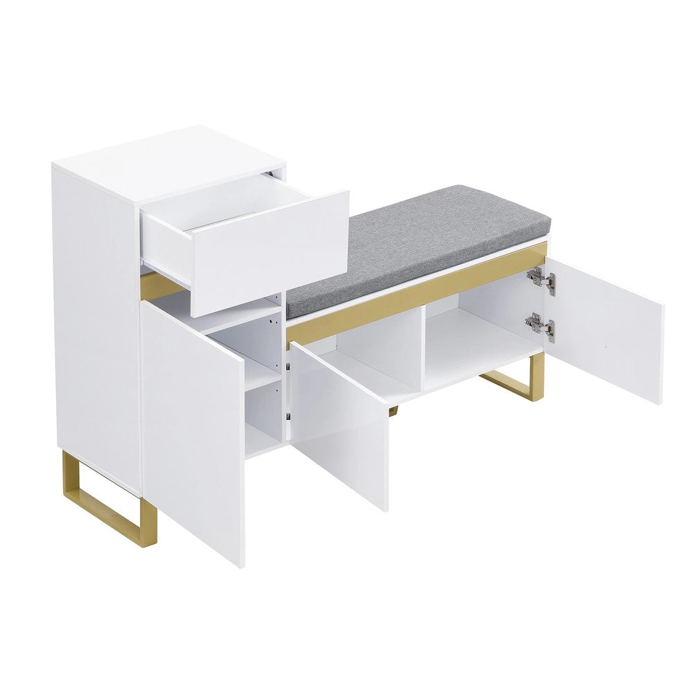 Scarpiera con Cassetti e Ante per Ingresso ¨C MINIMAL ¨C Legno, Multiripiano