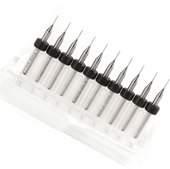 Set di punte di foratura in metallo duro per PCB da 8 mm a 1,4 mm (0,3 mm)