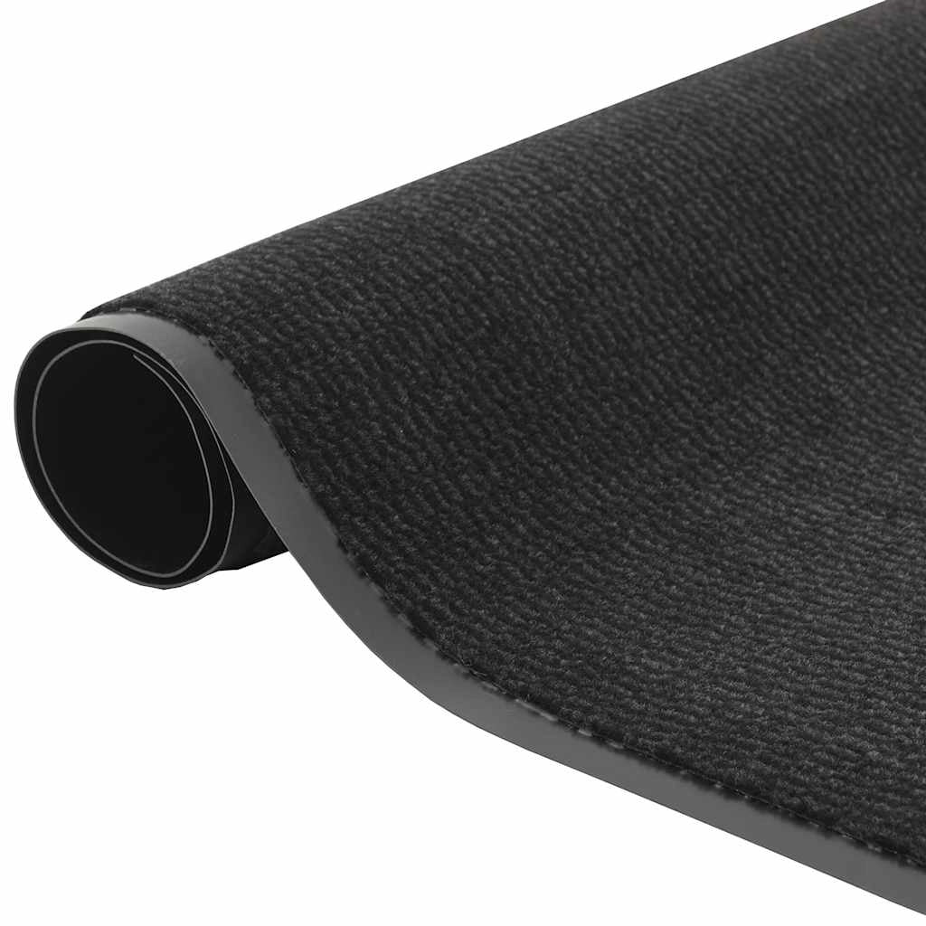 Zerbino antiscivolo nero 60 x 180 cm assorbente per acqua e sporco stile moderno PP nero 02_0058107