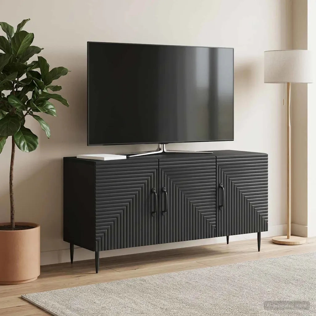 Mobile TV Nero 99 x 34,5 x 50 cm Legno ingegnerizzato 894946