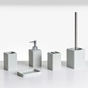 Set di accessori per il bagno marmo bianco stile elegante