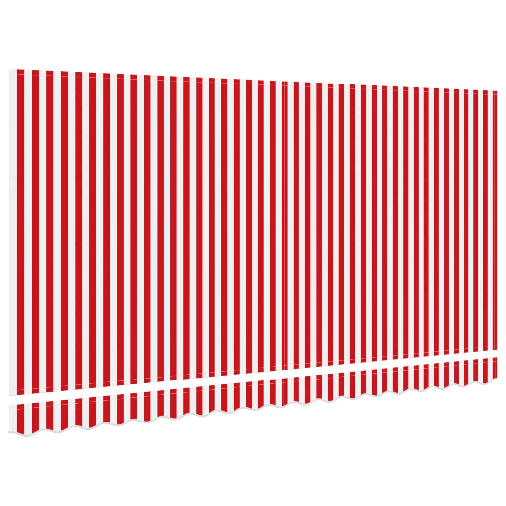 Tessuto sostitutivo della tenda per telaio 4x2 m Rosso e Bianco