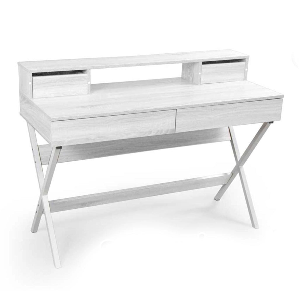 GAIA SCRIVANIA IN LEGNO 120 X 50 X 95 CM COLORE BIANCO