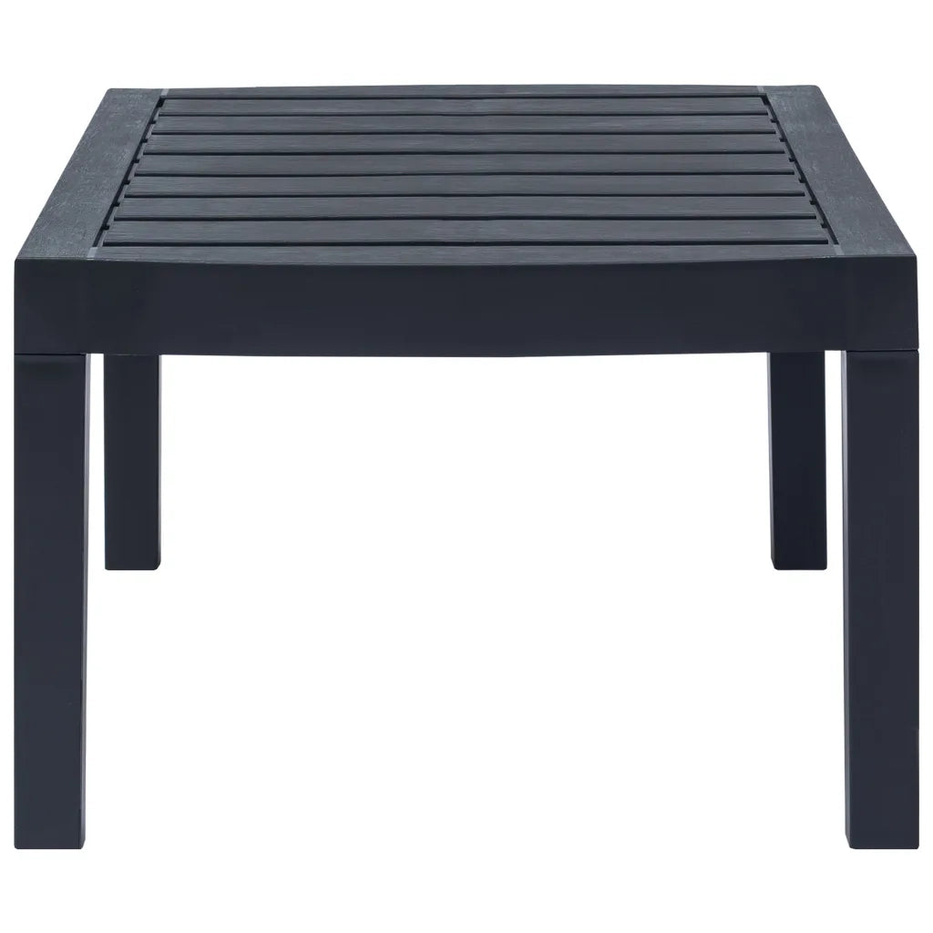 Set Salotto da Giardino 3 pz in Plastica Antracite cod mxl 59820