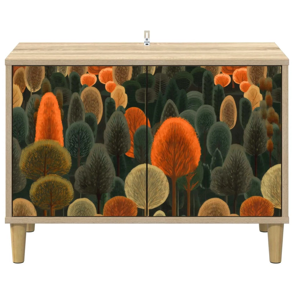 Mobile TV ZAANDAM 69 x 33 x 50 cm Sonoma Legno ingegnerizzato 8007000