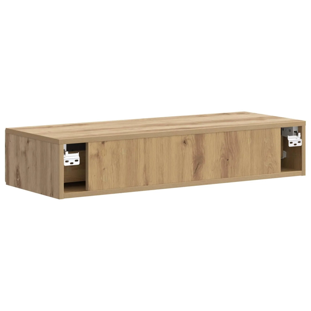 Tavolino da Parete Laterale Rovere Artigianale 899184