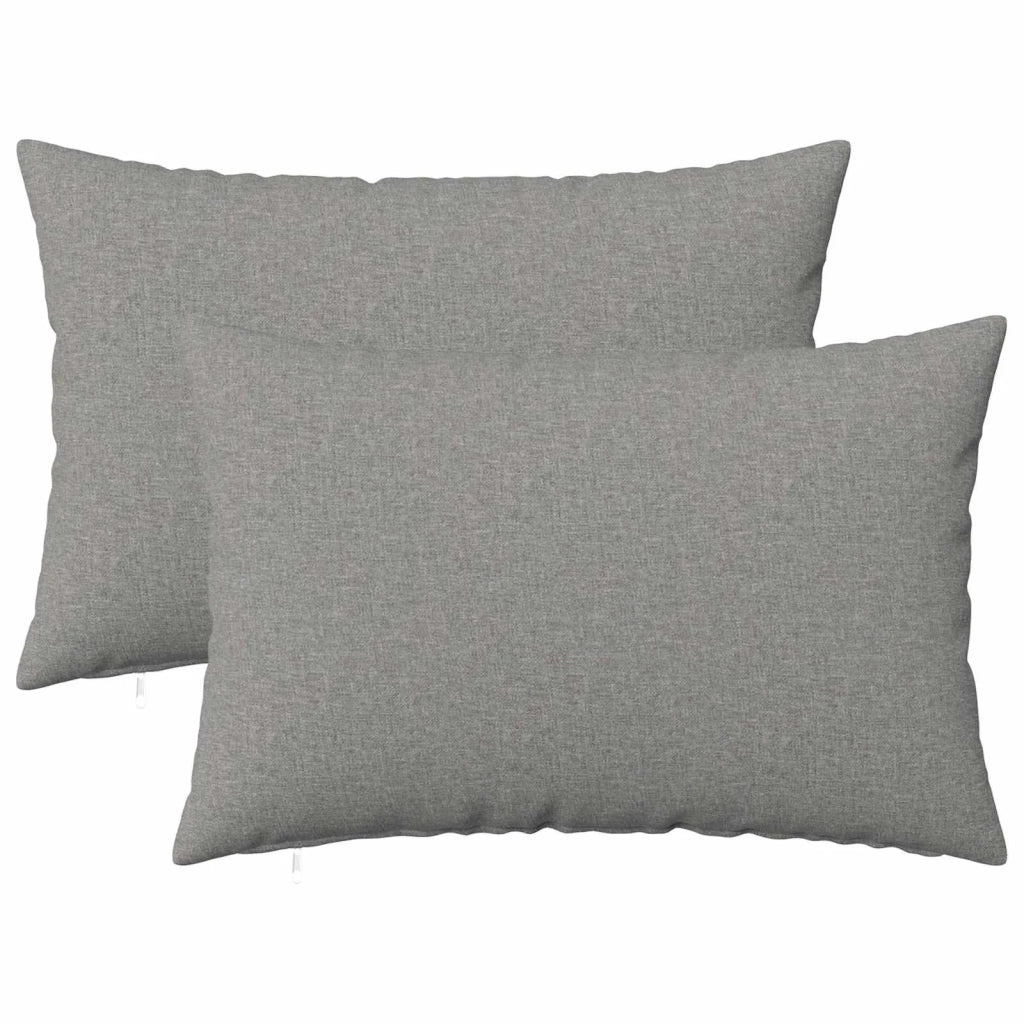 Cuscino con cuscino HEERLEN 2 pz Grigio Nuvola Tessuto 923809
