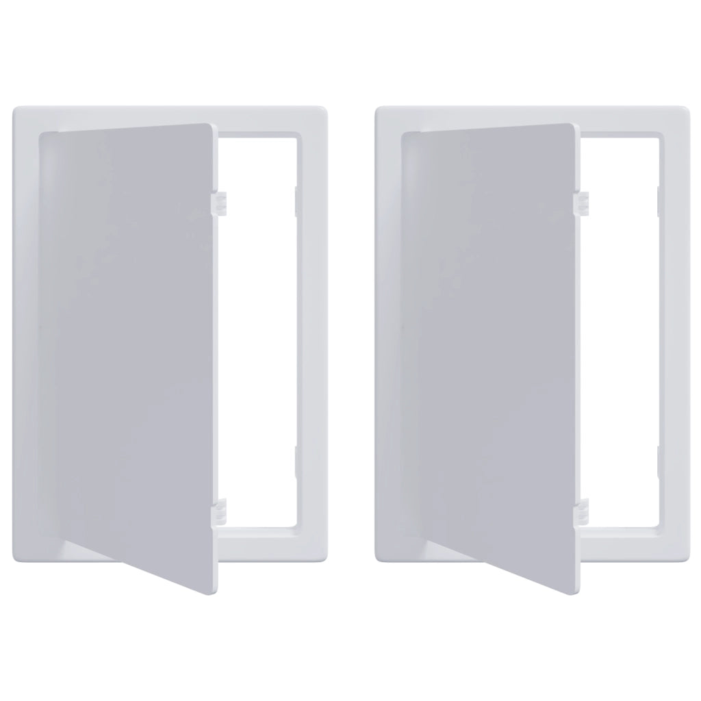 Pannelli di Accesso 2 pz Bianco col.brown+ tetto anthra, tubo grigio scuro come campione e link plastica ABS