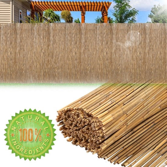 Mat di rieto 90x600 cm, schermo per giardino da assemblare rapidamente