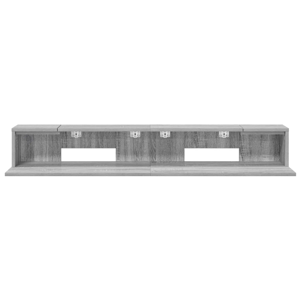 Scrivania studio Sonoma grigio 130 x 36 x 19,5 cm 8006705