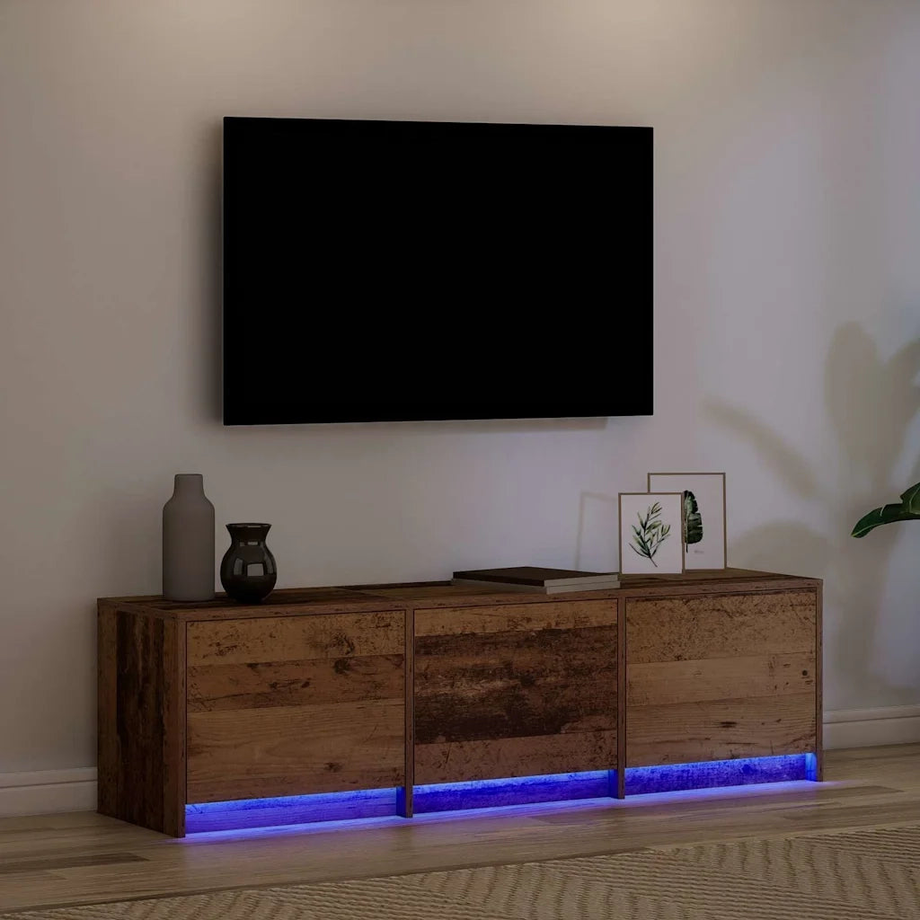 Mobile TV-Credenza per TV Legno vecchio 140 x 34 x 40 cm Legno multistrato