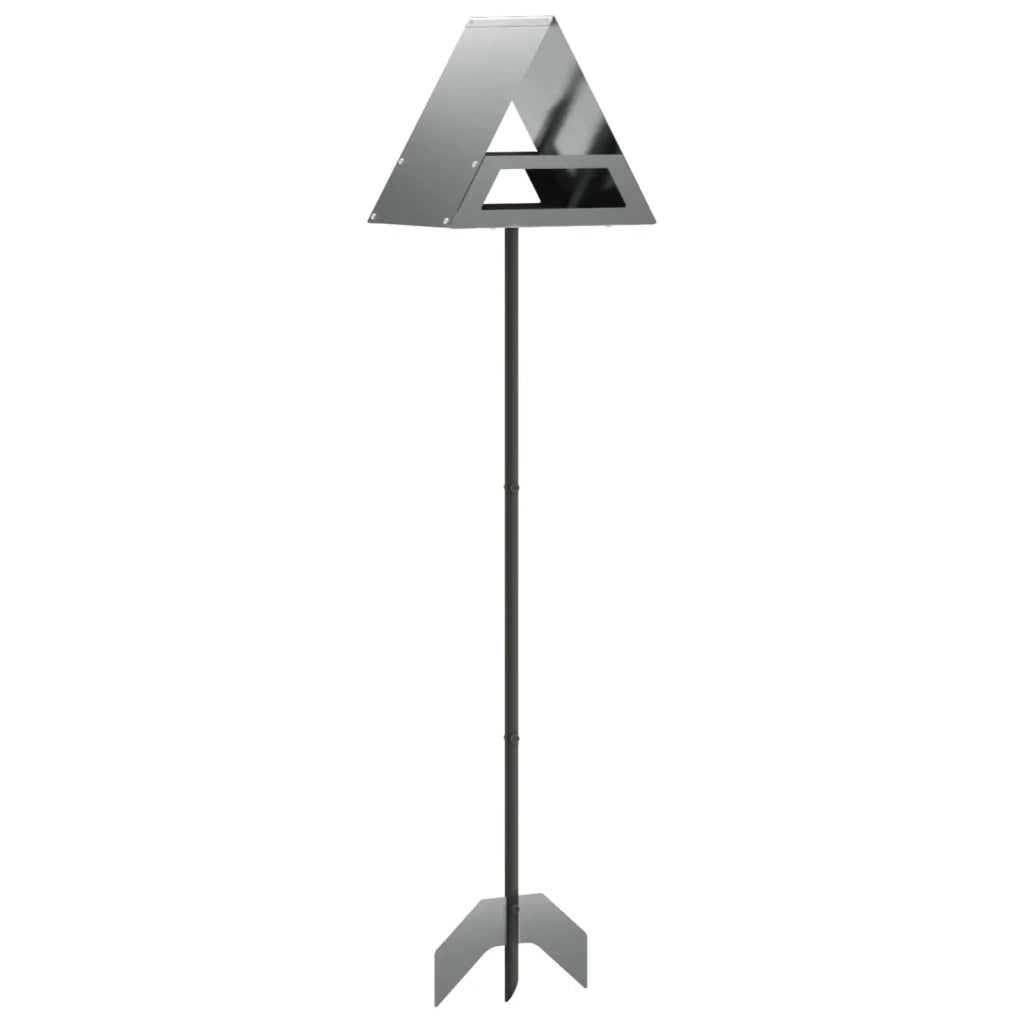Mangiatore per Uccelli Acciaio zincato Argento 8014215