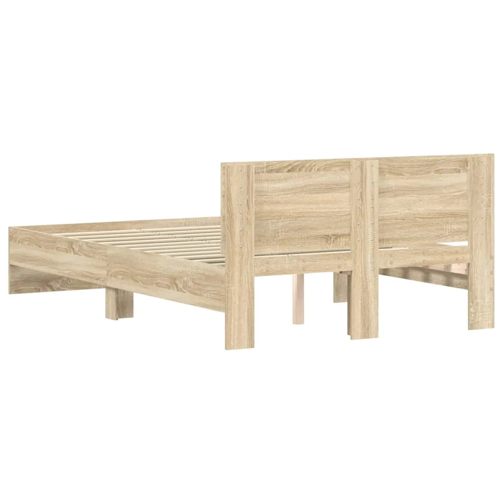 Struttura del letto-Giroletto Sonoma 137 x 190 cm Legno multistrato 473779