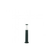 Palo Basso Esterno Moderno H55Cm Fidel Alluminio E Termoplastica Nero 1 Luce E27