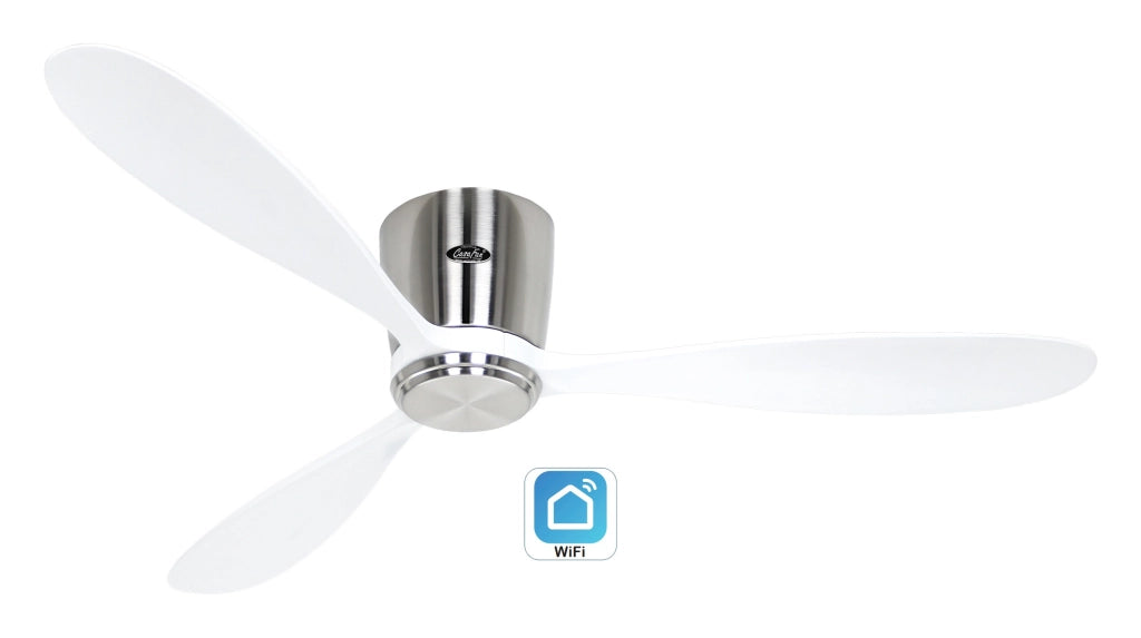ECO PLANO WOOD 132, Ventilatore WiFi senza Luce, CasaFan