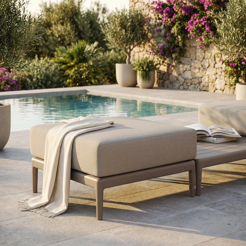 Seduta con cuscino per salotto da giardino - HOTO