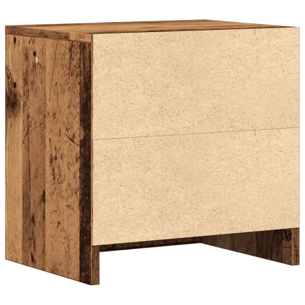 Comodino | Armadio da Notte | Mobiletto da notte Legno Vecchio 40x30x40 cm in Truciolato