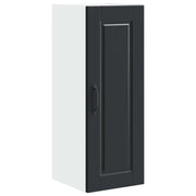 Pensile da cucina | Armadietto a muro PORTO Nero 30 x 31 x 80 cm Legno multistrato